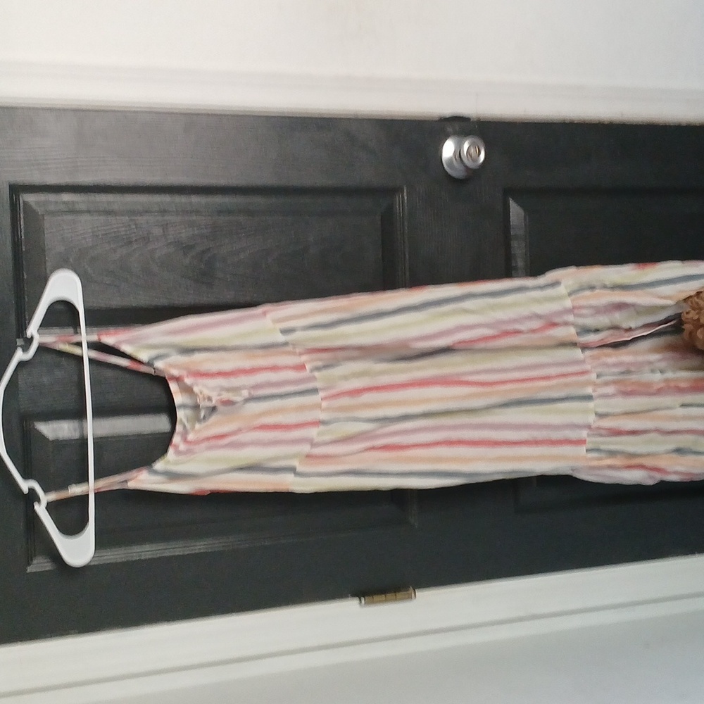 colorful stripped dress